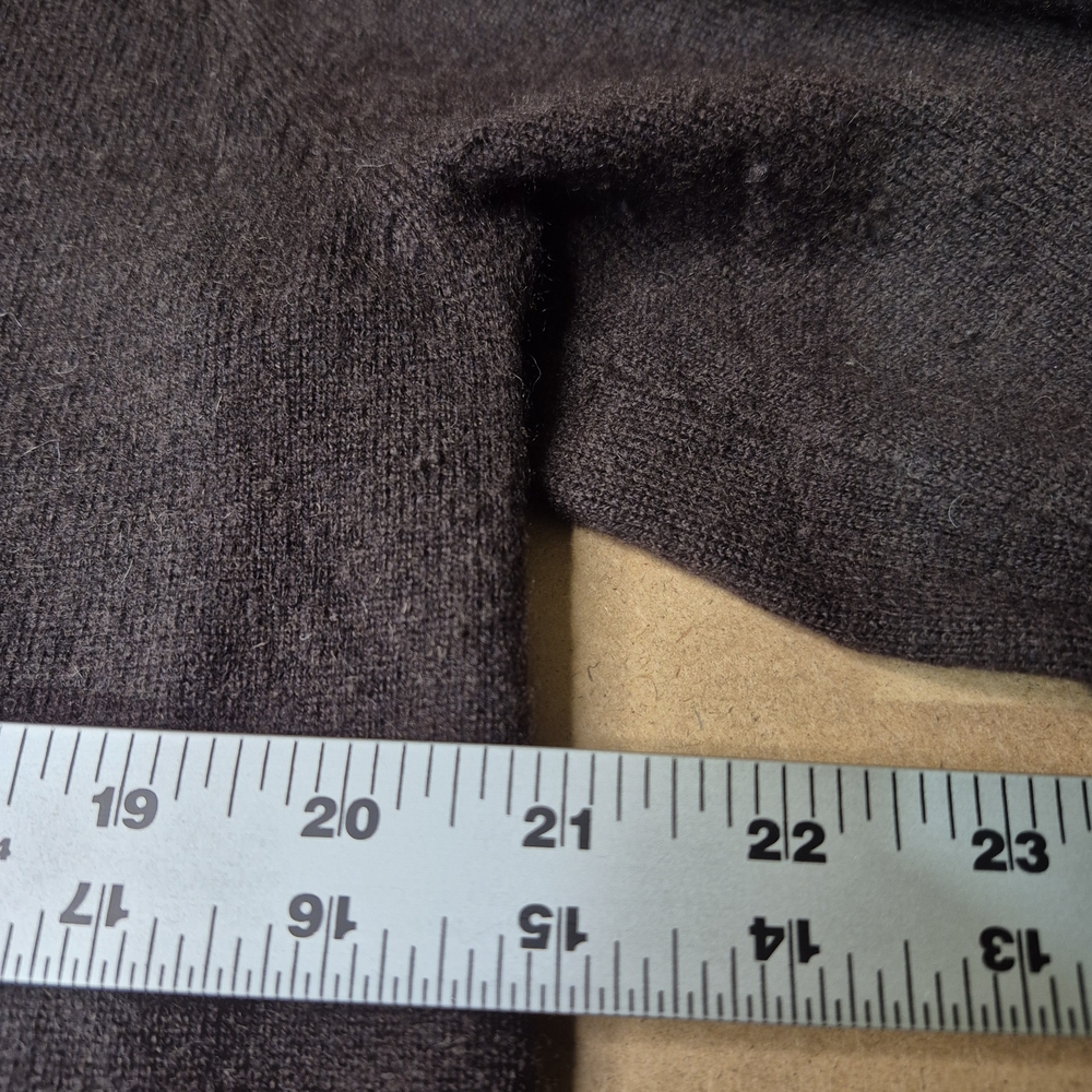 Barneys New York Brown Cardigan with Green and Gray Details - Picture 8 of 10